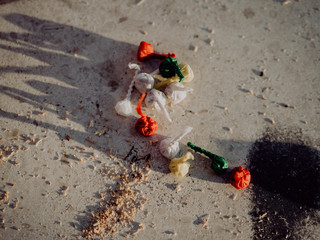 colored pyrotechnics, children's for children