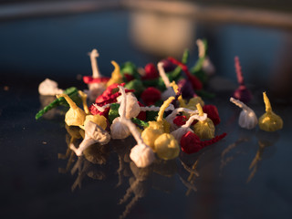 colored pyrotechnics, children's for children