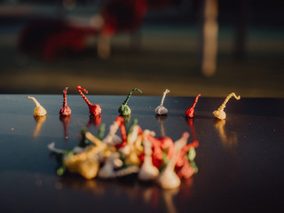 colored pyrotechnics, children's for children