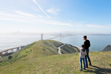 Obraz premium family in san francisco