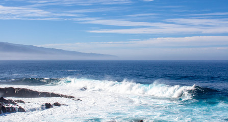 great view over the coast from Tenerife