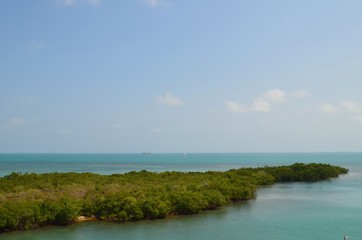 small island in belize