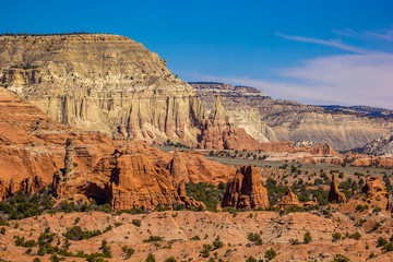 View of Natural Features in Kodachrome State Park