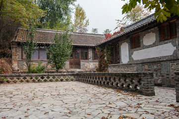 Qingshan pass the Great Wall's "General Administration" autumn scenery