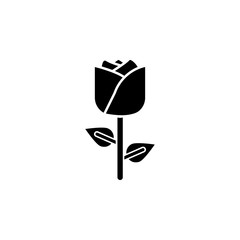 Rose, flower, ecology icon. Element of ecology isolated icon. Premium quality graphic design icon. Signs and symbols collection icon for websites, web design