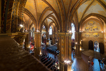 Matthias Church in Hungary and Budapest