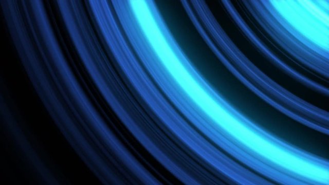 Abstract seamless looped background of glowing lines isolated on black background