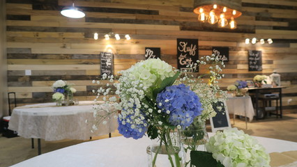 Barn style reception
