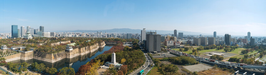 大阪城周辺の景色