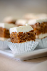 Carrot Cake Shooters with Buttercream Topping Shooters