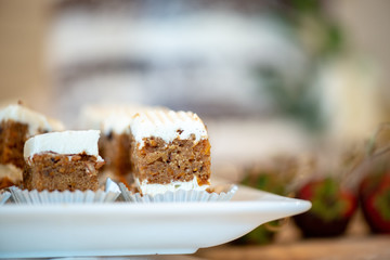 Carrot Cake Shooters with Buttercream Topping Shooters