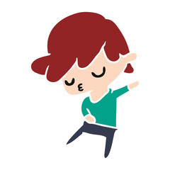 cartoon of kawaii cute boy