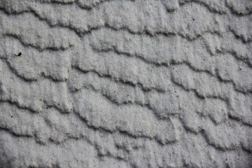 Snow dunes close up - wavy texture for the background
