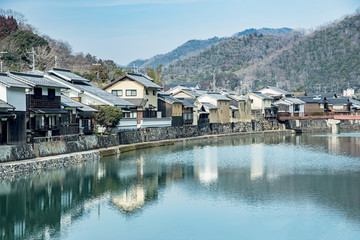 兵庫県、因幡街道・平福の宿