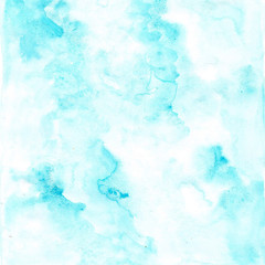 Fototapeta na wymiar blue abstract watercolor texture background