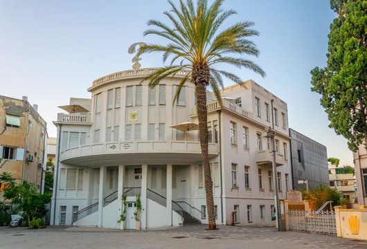 Old town hall called beit Ha'ir at Bialik square in Tel Aviv, Israel