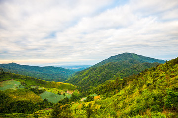 Cloud-covered mountains 2