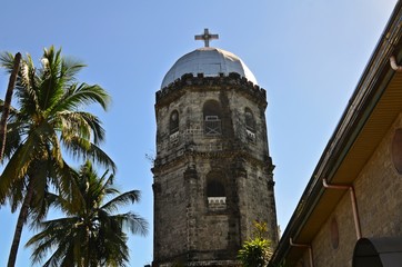 Fototapeta na wymiar Church in Magalang, Philippines, Southeast Asia.