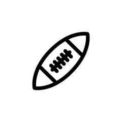 football outline vector icon