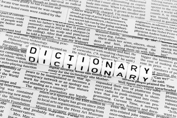 Obraz premium Dictionary