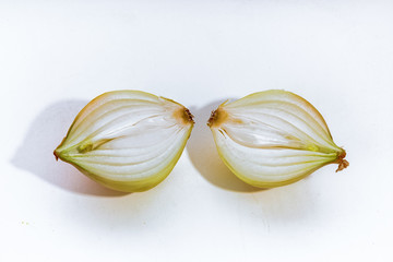 Onion Halves - Isolated Onion