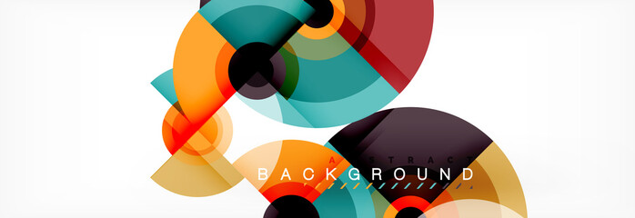 Abstract background circle design