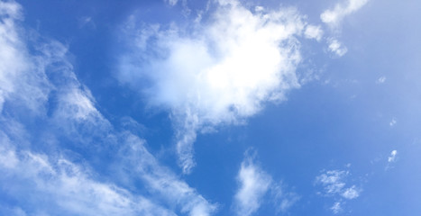 Cloud and blue sky