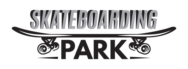 Vector monochrome illustration for emblem design