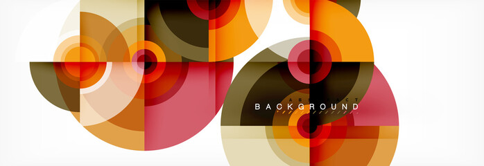 Abstract background circle design