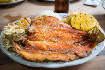 Fried Trout Authentic Colombia
