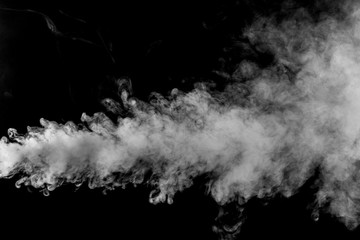 Rauch auf schwarzem Hintergrund - smoke on black background 01