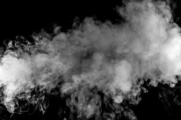 Rauch auf schwarzem Hintergrund - smoke on black background 04