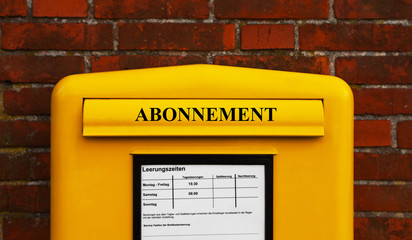 Abonnement Briefkasten