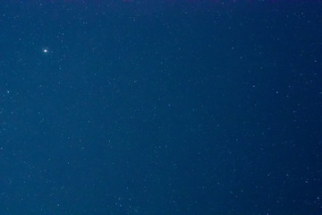 The sky is covered by many stars.