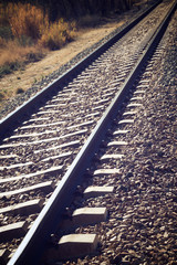 Railway close up