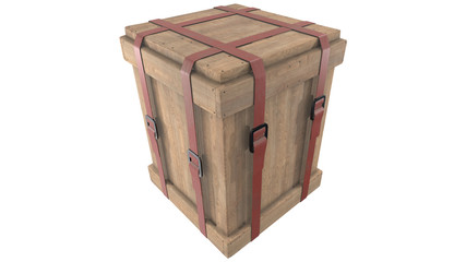 Loot Crate 3D Rendering