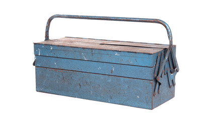 Old metal toolbox