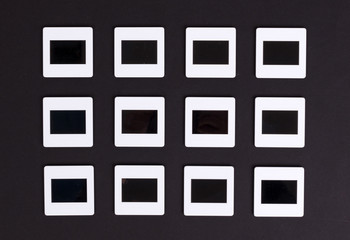 Old slides isolated