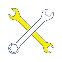 Icon of crossed wrench