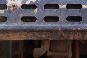 Rust destroys the surface of steel machinery, causing damage to surfaces and structures.