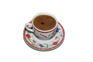 a cup of turkish coffee.