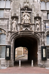 Fototapeta premium historische Fassade in Veere, Zeeland