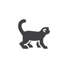 Monkey side view vector icon. filled flat sign for mobile concept and web design. Marmoset monkey glyph icon. Wild animal symbol, logo illustration. Pixel perfect vector graphics
