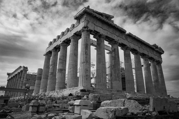 Parthenon - the temple of goddess Athena on Acropolis hill