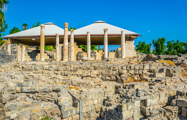 Beit Shean roman ruins in Israel