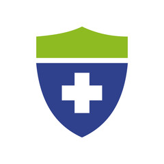 Obraz premium Medical and health care logo design vector template