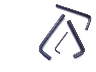 Hex keys in different sizes