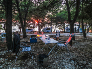 Kroatien Camping Wohnwagen