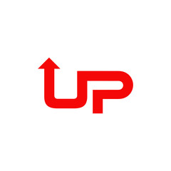Up logo icon vector template