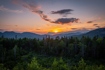 Sunset over Kancamagus